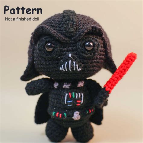 Darth Vader Star Wars Amigurumi Crochet Pattern Etsy Crochet