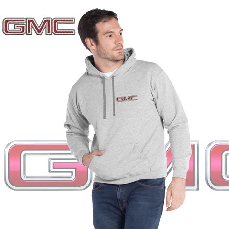 Sweatshirt Hoodie Gmc Logo With Pocket Pullover Cotton Polyester 5050