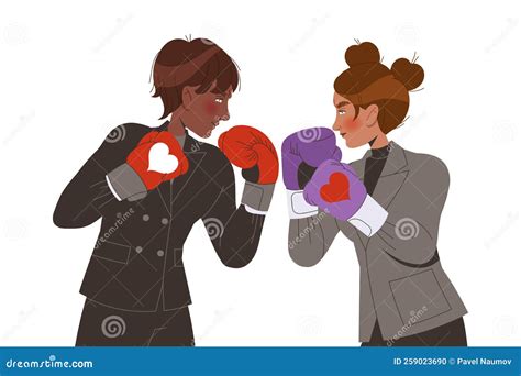 Fighting And Boxing Black Logo Set Cartoon Vector