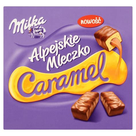 Milka Alpejskie Mleczko Caramel Pianka O Smaku Waniliowym Z Nadzieniem