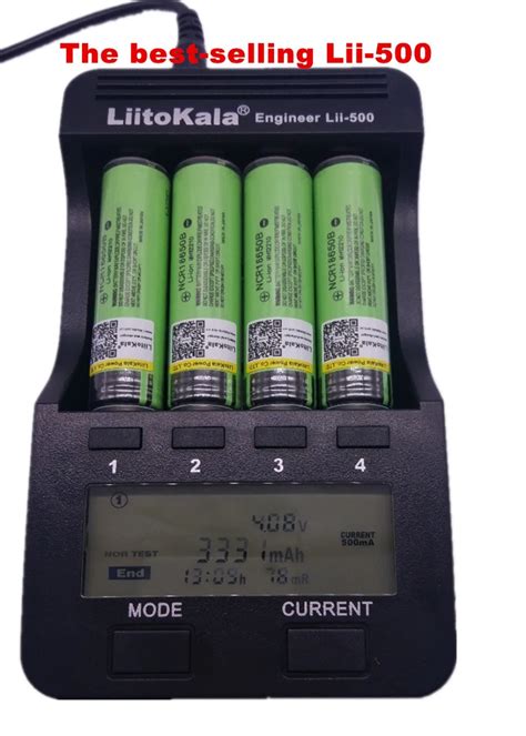 2018 new LiitoKala lii 500 LCD Charger for 3.7V 1.2V 18500 26650 16340 ...