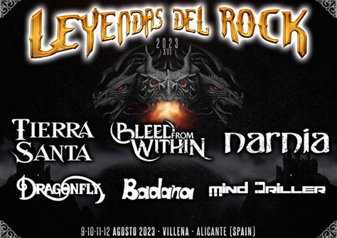 Leyendas Del Rock Suma Seis Nuevas Bandas A Su Cartel De