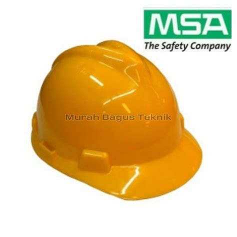 Jual Helm Proyek Sni Msa Safety Helmet Lokal Lengkap Tali Dagu Fastrek