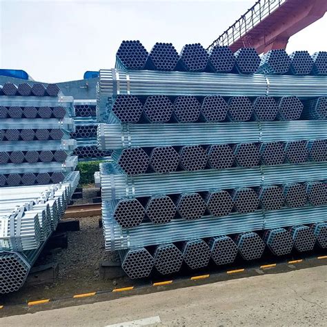 En S Q ERW Welded Mild Carbon Steel Scaffold Tube Hot DIP Galvanized Scaffolding Steel