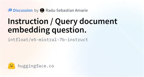 Intfloat E Mistral B Instruct Instruction Query Document