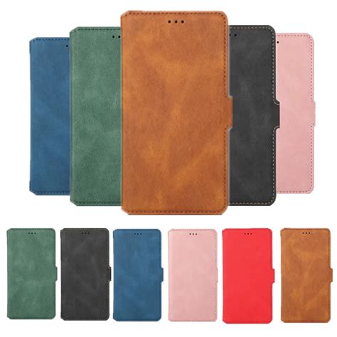 Bracket Case For Motorola Moto E7 E6 G7 Play G8 Power Cover Flip Leather Wallet Card Slots