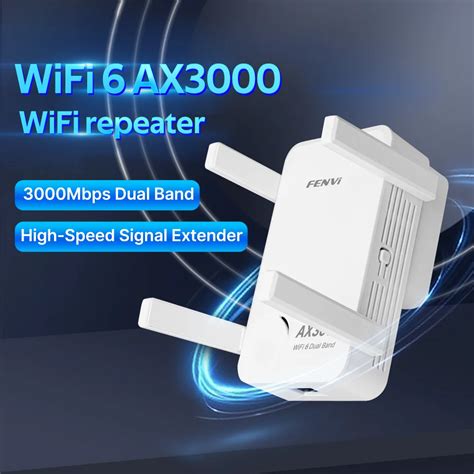 WIFI 6 Extensor Sem Fio Gigabit Repetidor Wi Fi AX3000 Banda Dupla 2 4