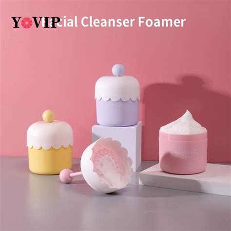 1PC Portable Foaming Clean Tool Simple Face Cleanser Shower Bath