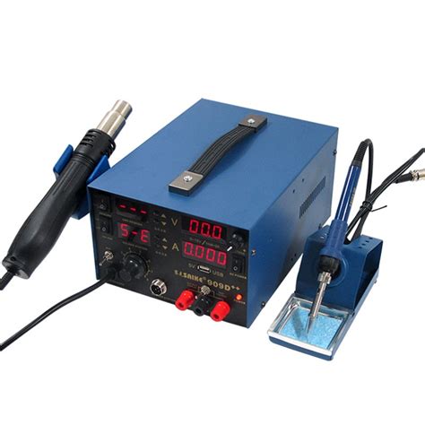 Saike D In Hot Air Rework Solder Iron Heat Gun Power Supply