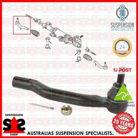 Front Axle Right Tie Rod End Suit Toyota Camry Saloon V Asv