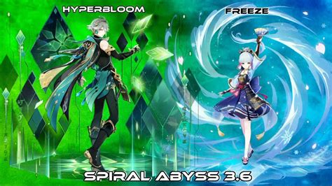 Genshin Impact Spiral Abyss Alhaitham Hyperbloom Ayaka Freeze