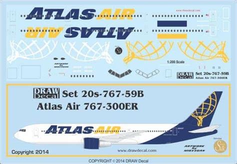 Atlas Air 767-300ERs Released – DRAW Decal