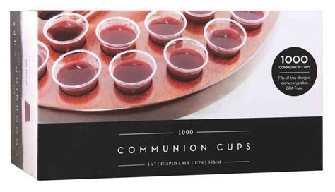 Communion Cups Clear Plastic Recyclable | Koorong