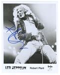 Lot Detail Led Zeppelin Robert Plant Signed Promotional Photograph REAL