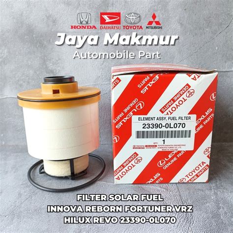 Solar Fuel Filter Innova Reborn Fortuner VRZ Hilux Revo 23390 0L070