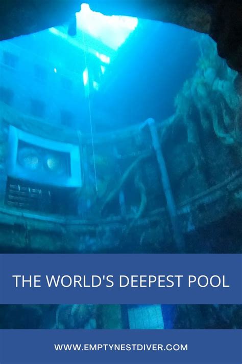 THE WORLD'S DEEPEST POOL | Sunken city, Diving, Diving pool