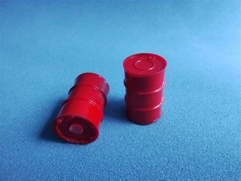 Бочка 200 л, красная, max-models 1:43