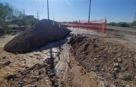 Agua De Hermosillo Bolet N Provoca Gas Natural Ruptura En Tubo