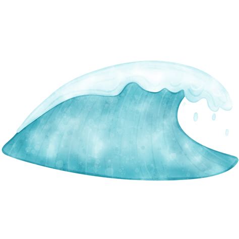 Watercolor Ocean Waves Wave Wave Illustration Ocean Illustration