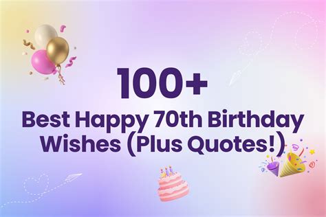 100 Best Happy 70th Birthday Wishes Plus Quotes Arvin