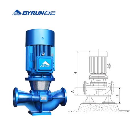 Vertical Inline Centrifugal Pump With Motor For Industrial And Urban