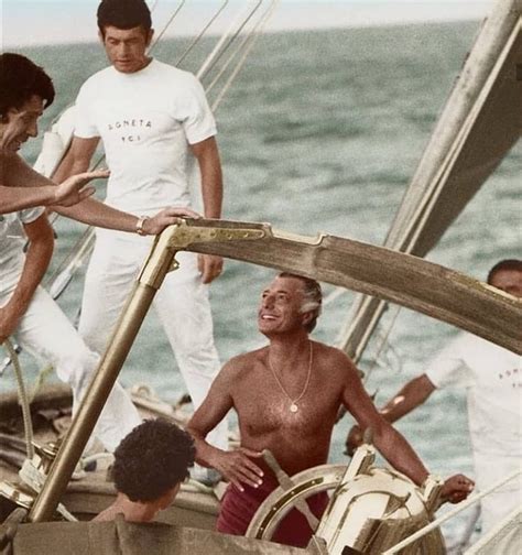 Elegant Sauvages Instagram Post Iconic Sailing Gianni Agnelli In