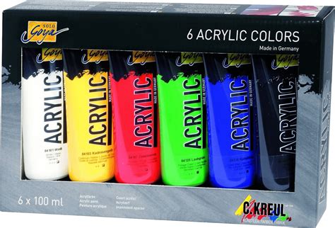 C Kreul Solo Goya Art Acryl Basic Set X Ml Ab