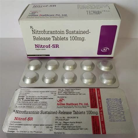 Nitrofurantoin 100 Mg Tablets at Rs 440/box | Nitrofurantoin Tablet in ...