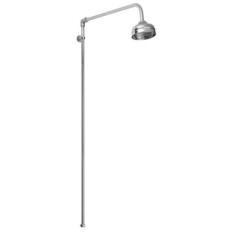 Ultra Traditional Shower Rigid Riser Kit With Swivel Chrome At