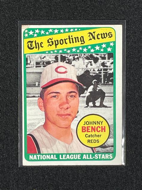 Topps Johnny Bench Sporting News All Star Vg Ebay