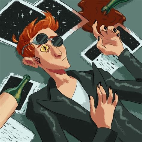 Pin En Good Omens Dibujos Fiesta Tem Tica Par S Fanart