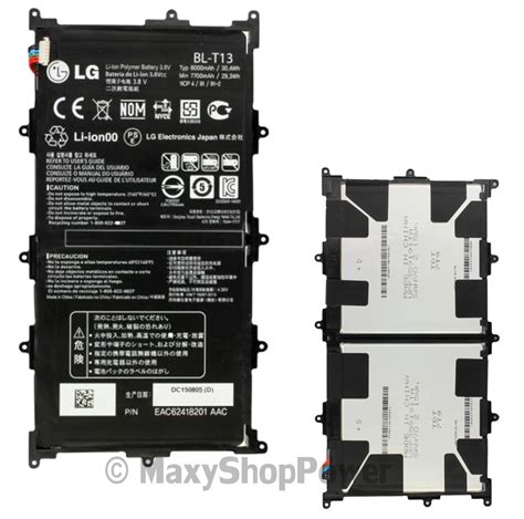 Lg Batteria Litio Integrata Originale Bl T Bulk Per G Pad