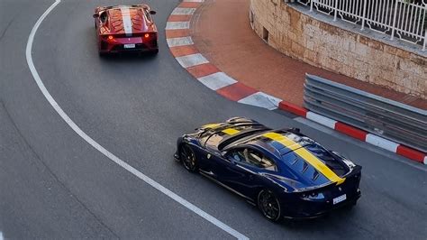 Supercars In Monaco Vol Laferrari Gintani Svj Chiron Db