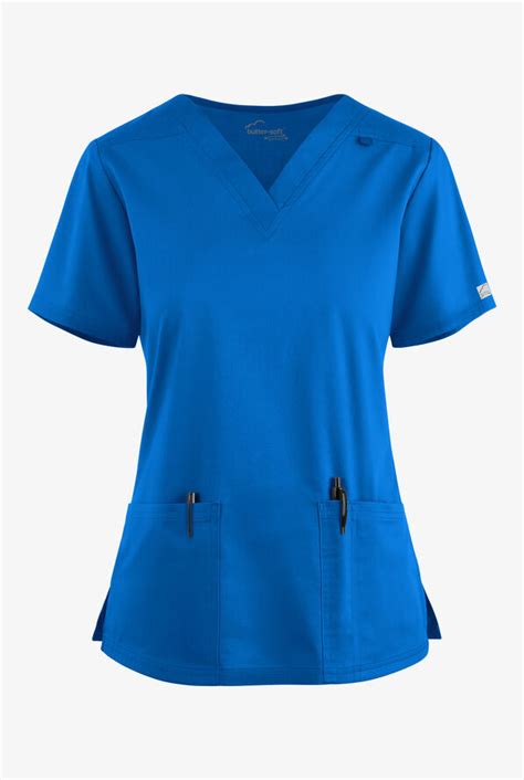 Ua Butter Soft Stretch V Neck Scrub Top Plus Size Scrubs