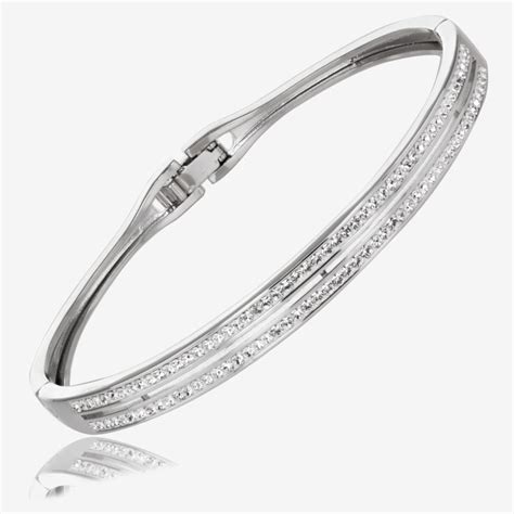 Fortuna Bangle Made With Swarovski Crystals