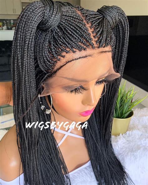 Microbraids Frontal Wigsbygaga