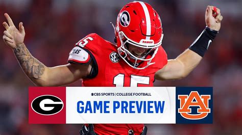 Sec Game Of The Week Preview No 1 Georgia Vs Auburn Cbs Sports