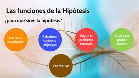 Las Funciones De La Hipotesis By Michael Monta A On Prezi