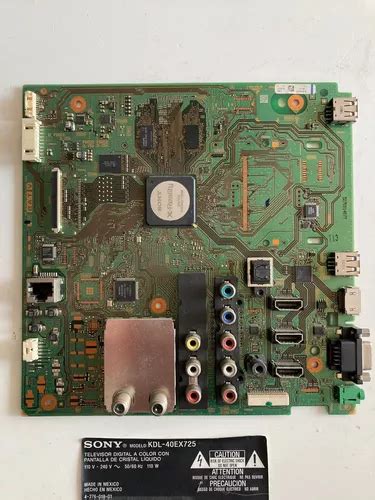 Placa Madre O Mainboard Para Televisor Sony Kdl 40ex725 Cuotas Sin