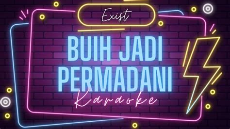 BUIH JADI PERMADANI EXIST KARAOKE Mengintai Dari Tirai Kamar YouTube