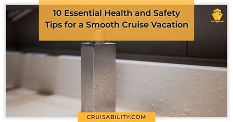 10 Essential Health and Safety Tips for a Smooth Cruise Vacation ...