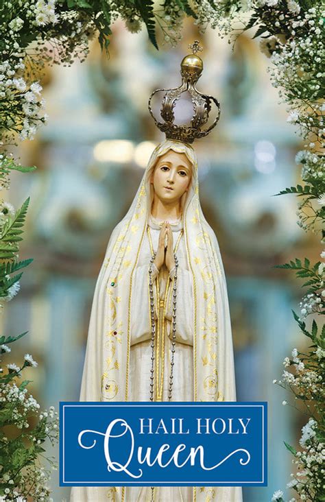 Hail Holy Queen Prayer Card Bayard Faith Resources