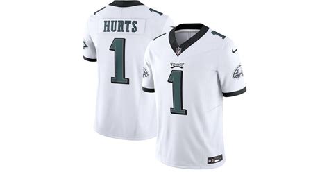 Nike Jalen Hurts White Philadelphia Eagles Vapor F U S E Limited