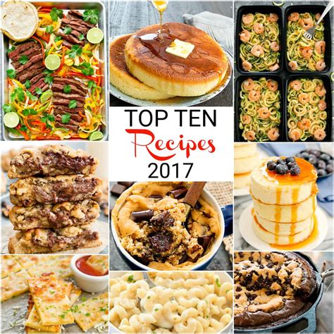 Top Ten Recipes 2017 Kirbies Cravings