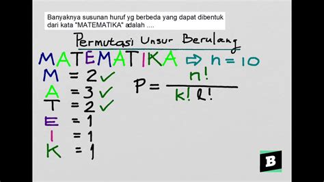 Contoh Soal Permutasi Dengan Unsur Yang Berbeda Fungsi Permintaan