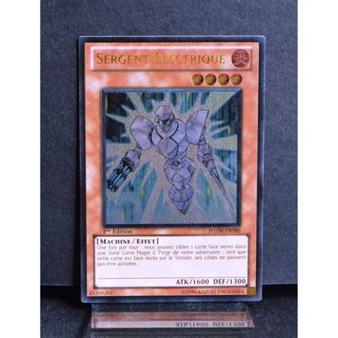 Carte YU GI OH PHSW FR090 UL Sergent Electrique Ultimate NEUF FR