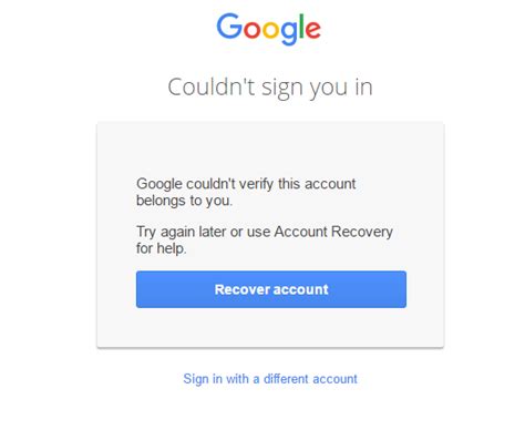 Couldnt Sign You In Fix Google Account Login In