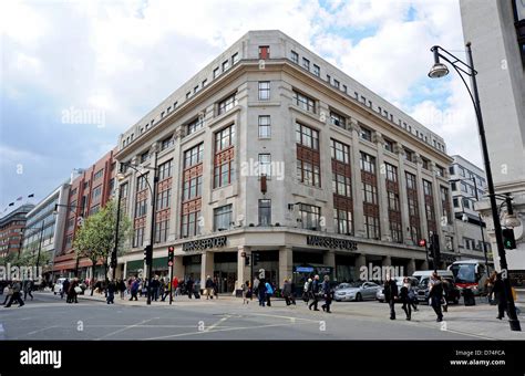 The Marks And Spencer Marble Arch Department Store In Oxford Street