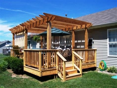 How To Build A Freestanding Pergola On A Deck Pergola Gazebo Ideas