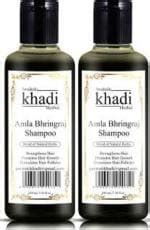 Buy SWADESHI KHADI HERBAL Amla Bhringraj Shampoo Pack Of 2 420 Ml